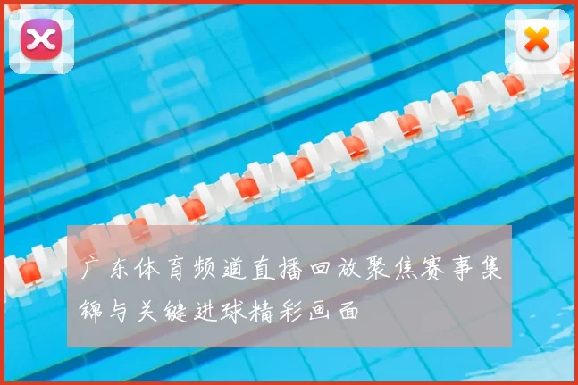 广东体育频道直播回放聚焦赛事集锦与关键进球精彩画面